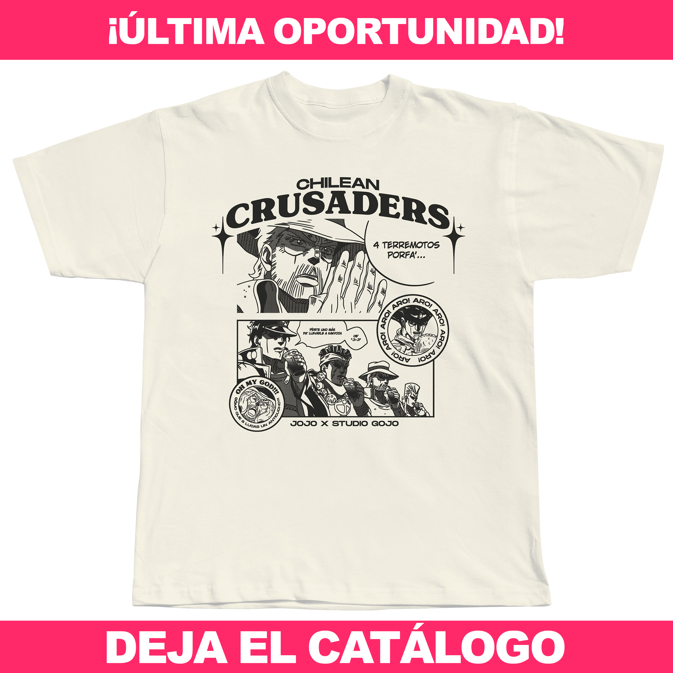 Jojos - Chilean Crusader - Polera Manga Corta 1