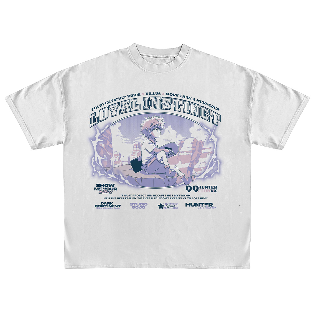 Hunter X Hunter - Killua Zoldyck - manga corta OVERSIZE 1