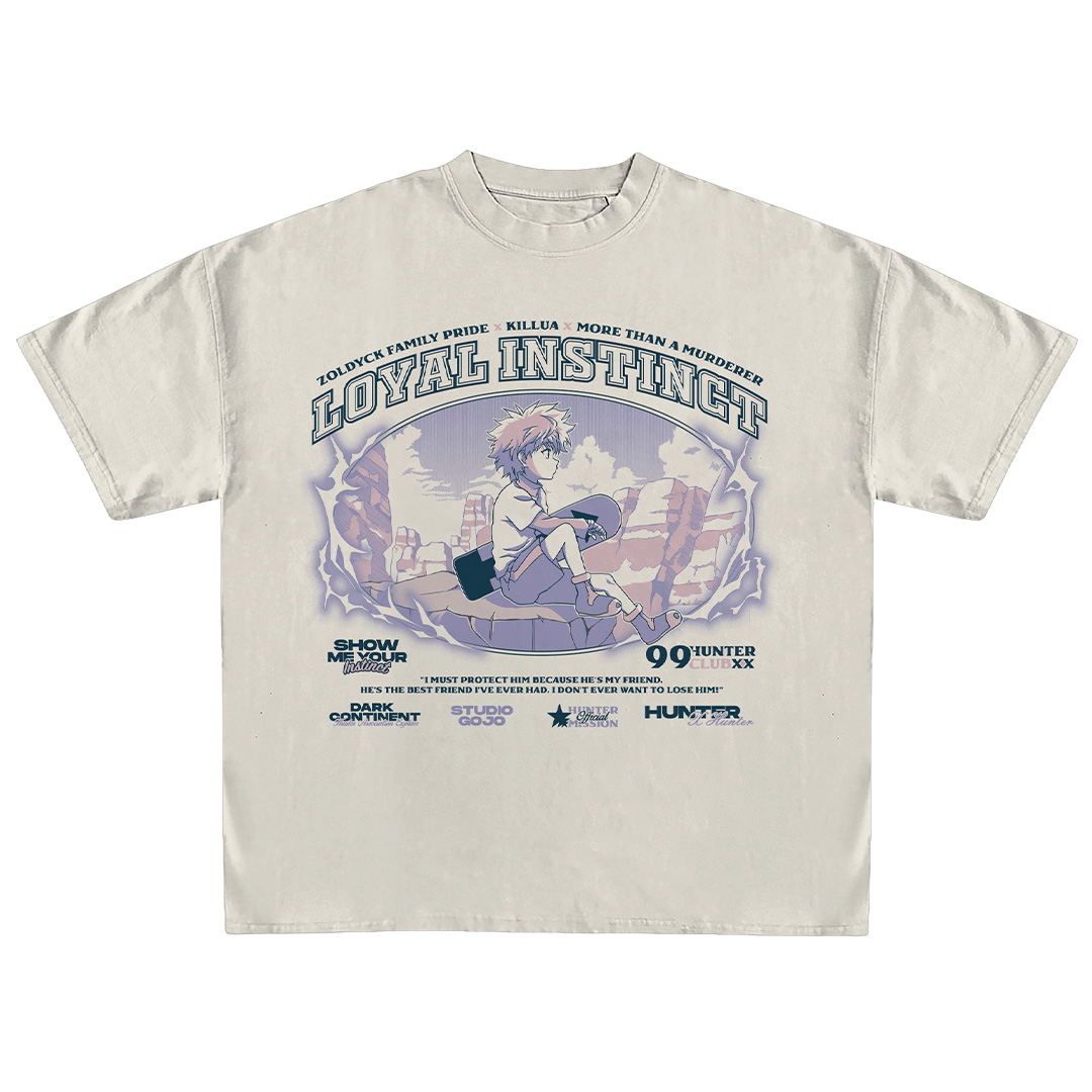 Hunter X Hunter - Killua Zoldyck - manga corta OVERSIZE 2