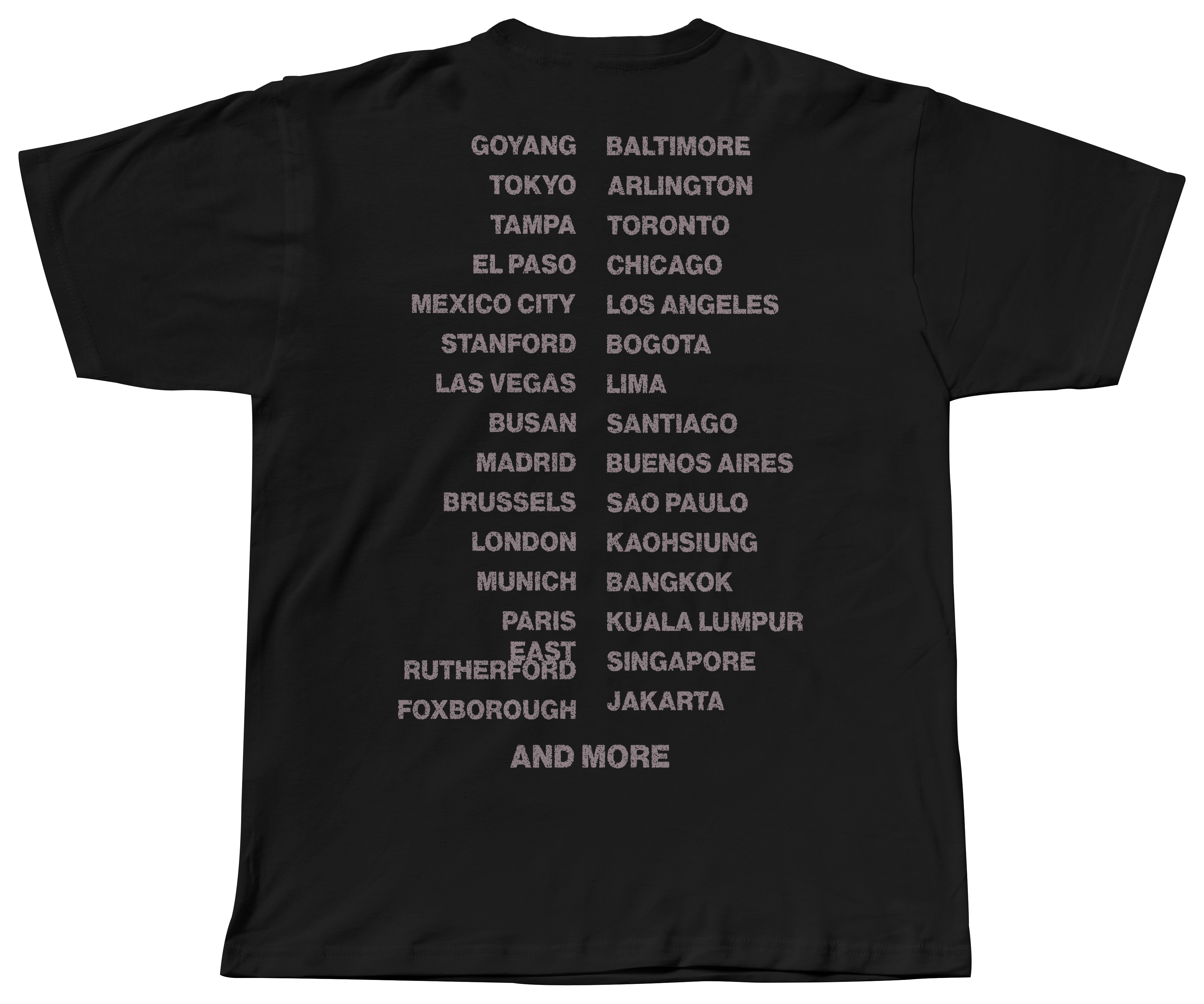 BTS Arirang World Tour #1 - Merch Tour - Polera Manga Corta 2