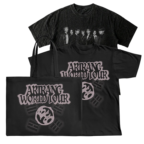 PACK BTS Arirang Manga Corta + TOTE BAG GRATIS