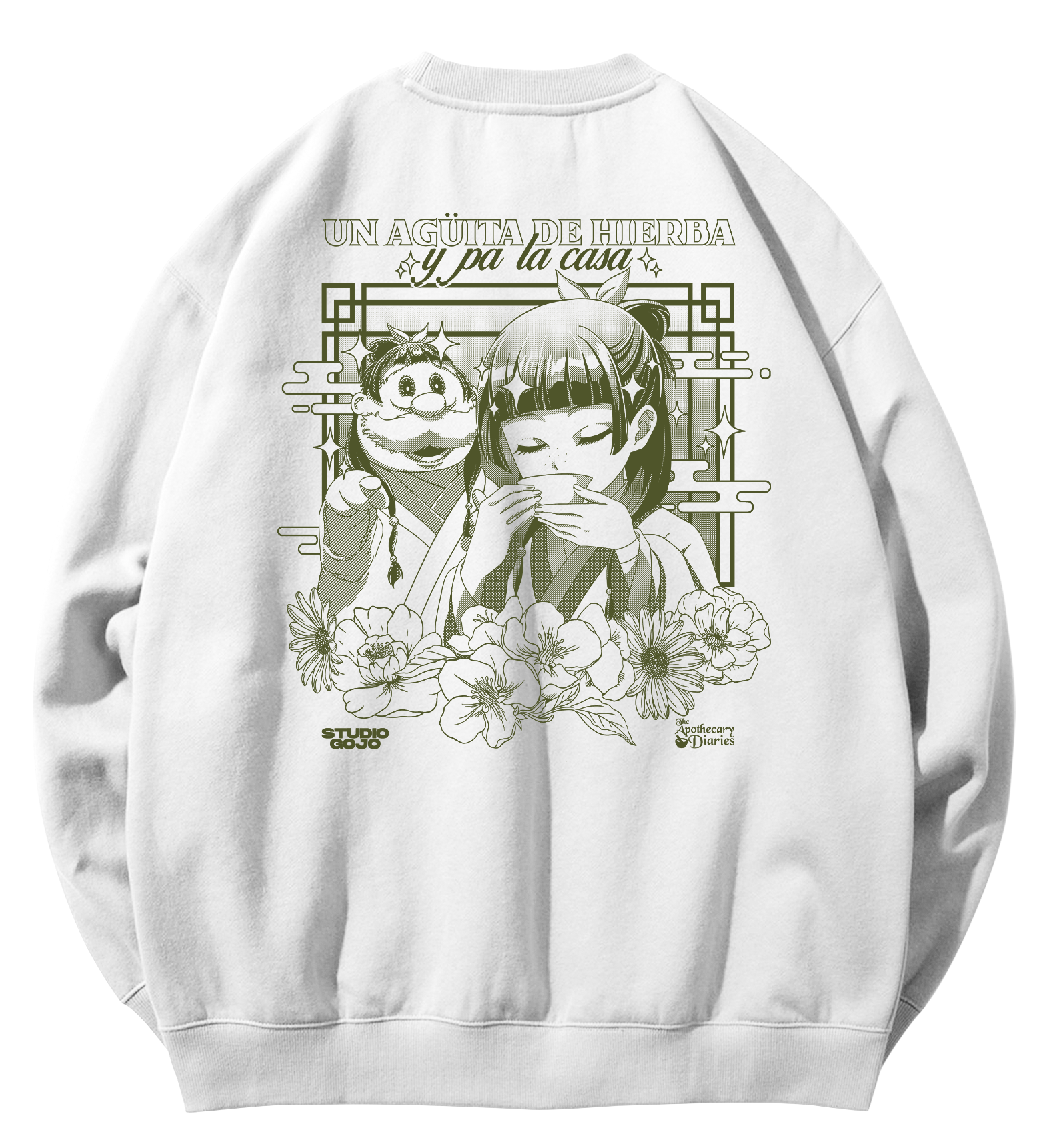 Maomao #2 - Agüita de Hierbas - Poleron Polo DOBLE ESTAMPADO 6