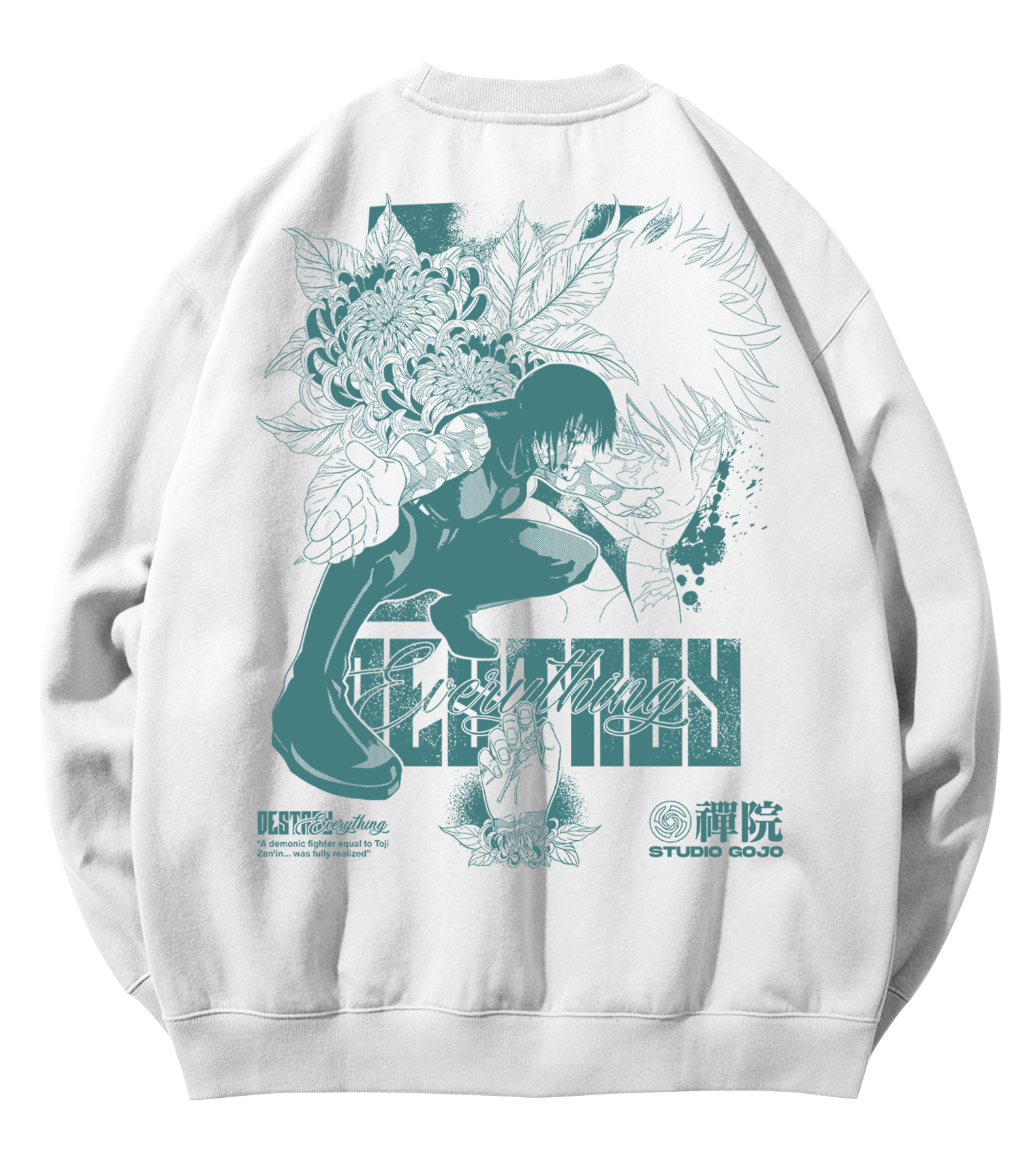 Maki Zenin V2 - Jujutsu Kaisen - Poleron Polo DOBLE ESTAMPADO 6