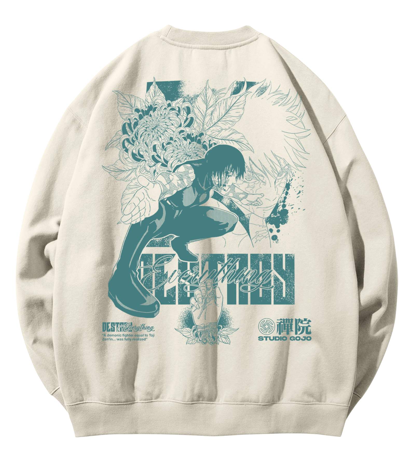 Maki Zenin V2 - Jujutsu Kaisen - Poleron Polo DOBLE ESTAMPADO 3