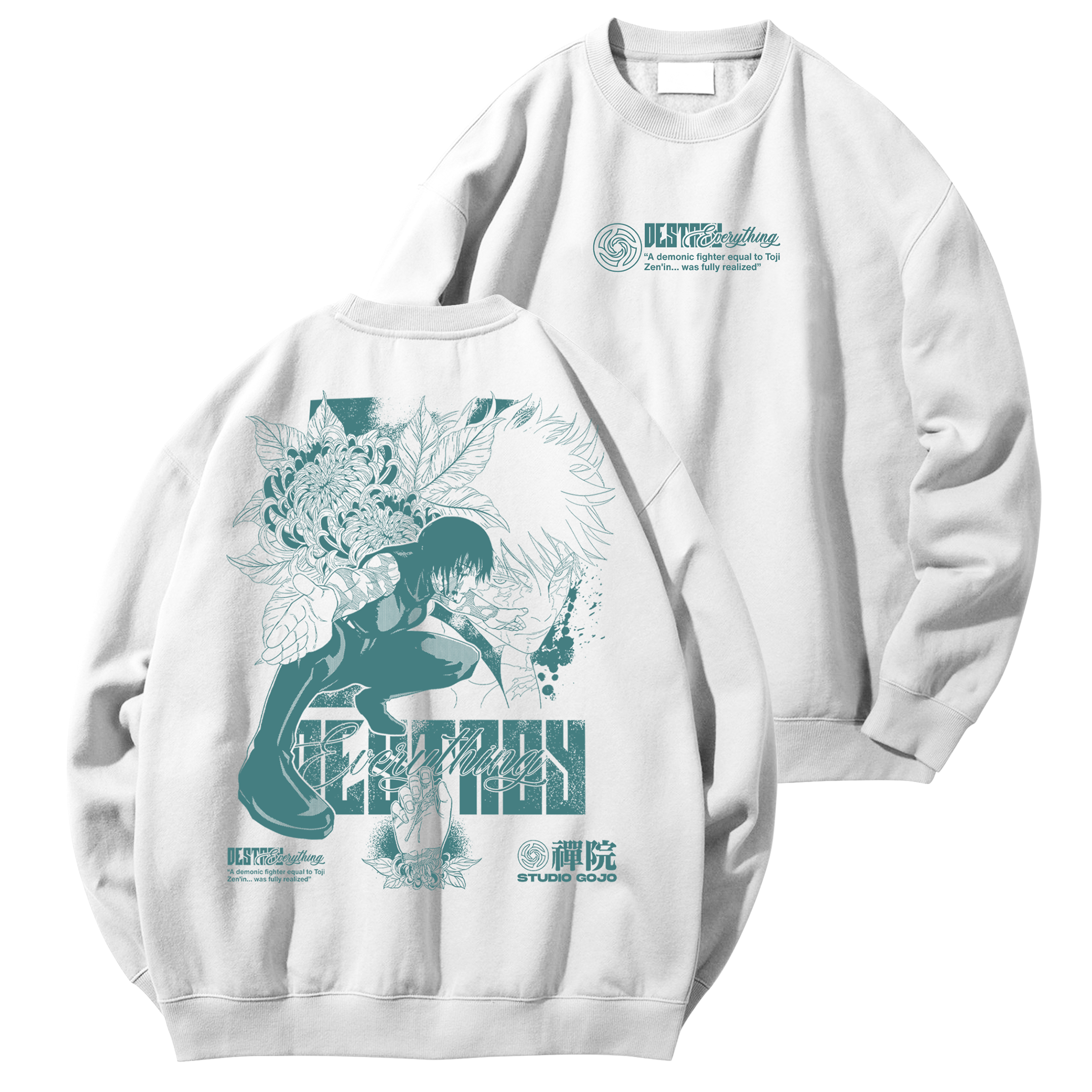 Maki Zenin V2 - Jujutsu Kaisen - Poleron Polo DOBLE ESTAMPADO 4