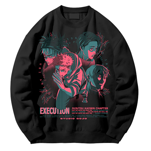 Itadori Yuji "execution" - Jujutsu Kaisen - Poleron Polo SOLO FRONTAL
