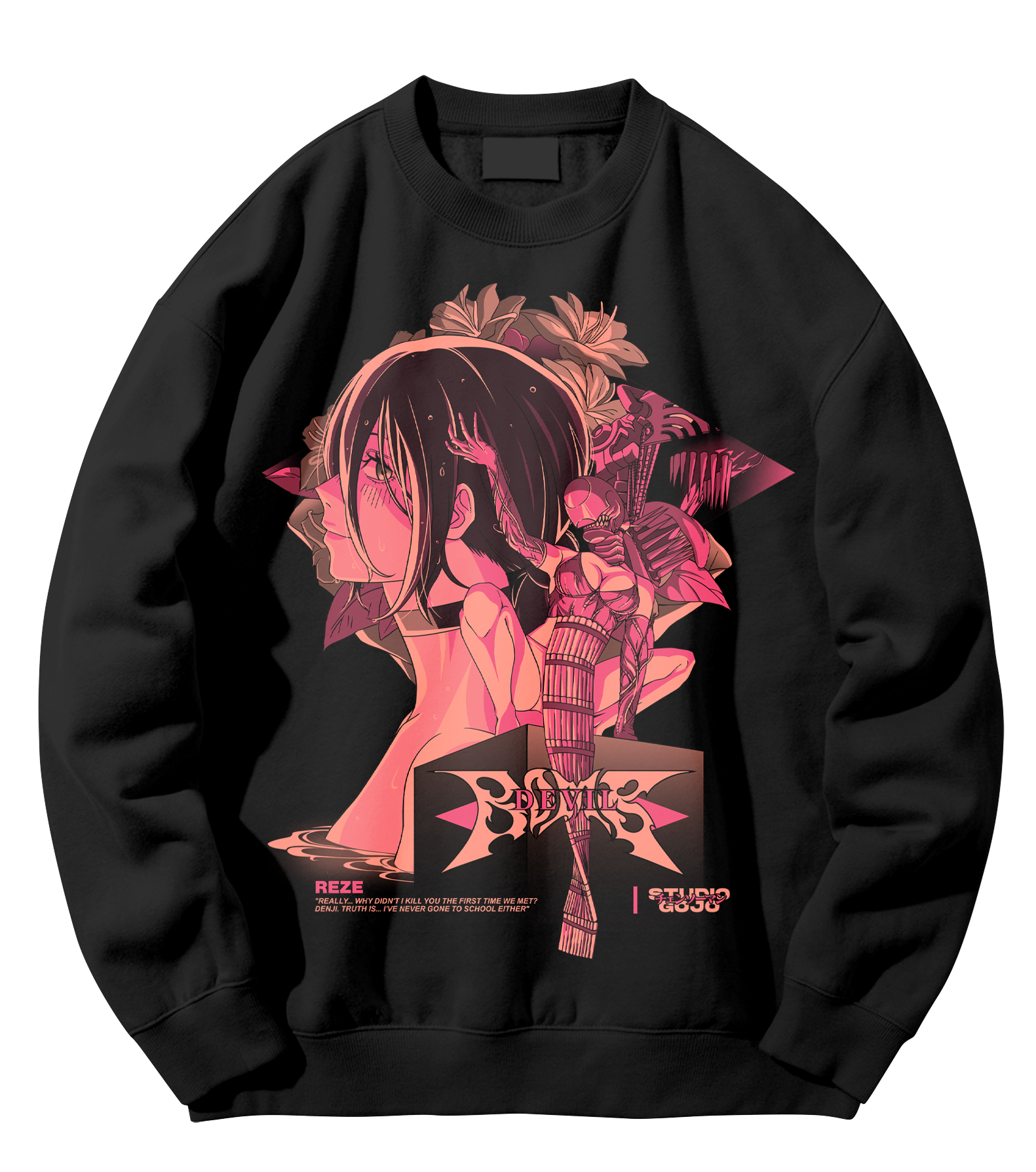 Reze Devil Bomb - Chainsaw Man - Poleron Polo SOLO FRONTAL 1