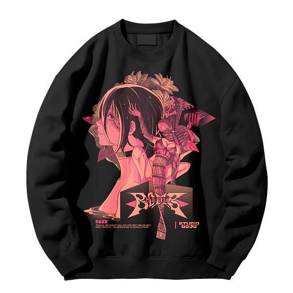 Reze Devil Bomb - Chainsaw Man - Poleron Polo SOLO FRONTAL