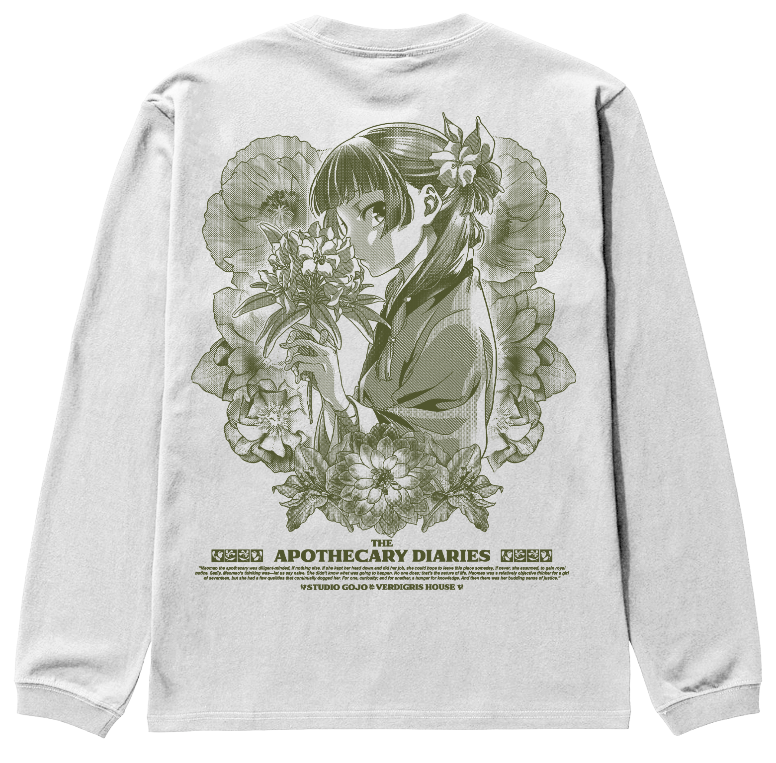 Maomao #1 - Diarios de la Boticaria - Polera manga larga DOBLE ESTAMPADO 6