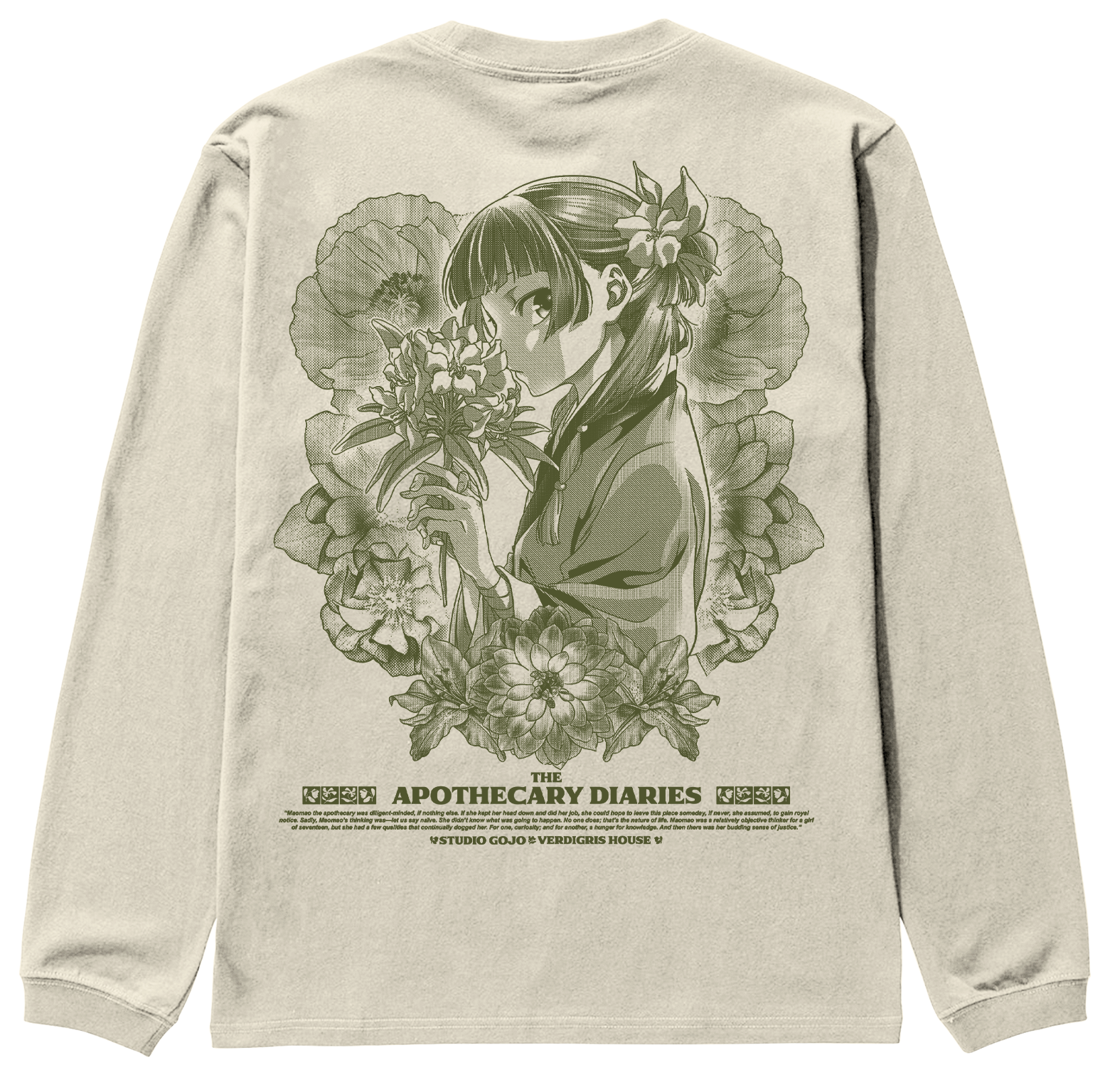 Maomao #1 - Diarios de la Boticaria - Polera manga larga DOBLE ESTAMPADO 3