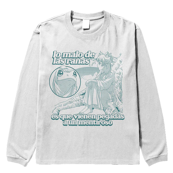 "Ranas" Maomao - Diarios de la Boticaria - Polera manga larga SOLO FRONTAL