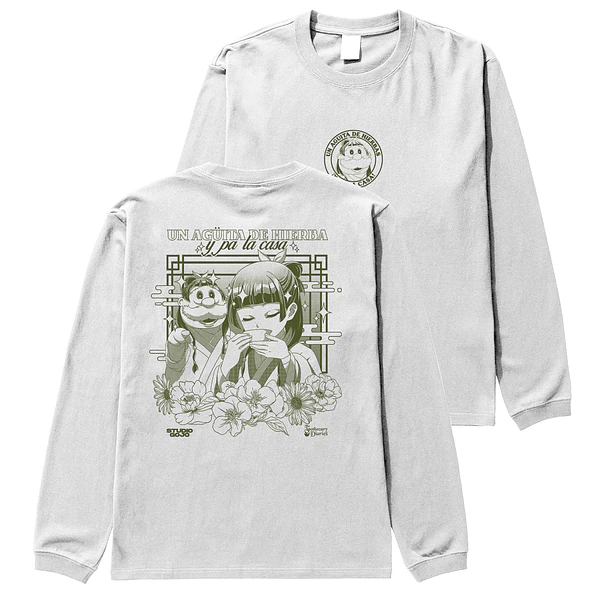 Maomao #2 - Agüita de Hierbas - Polera manga larga DOBLE ESTAMPADO
