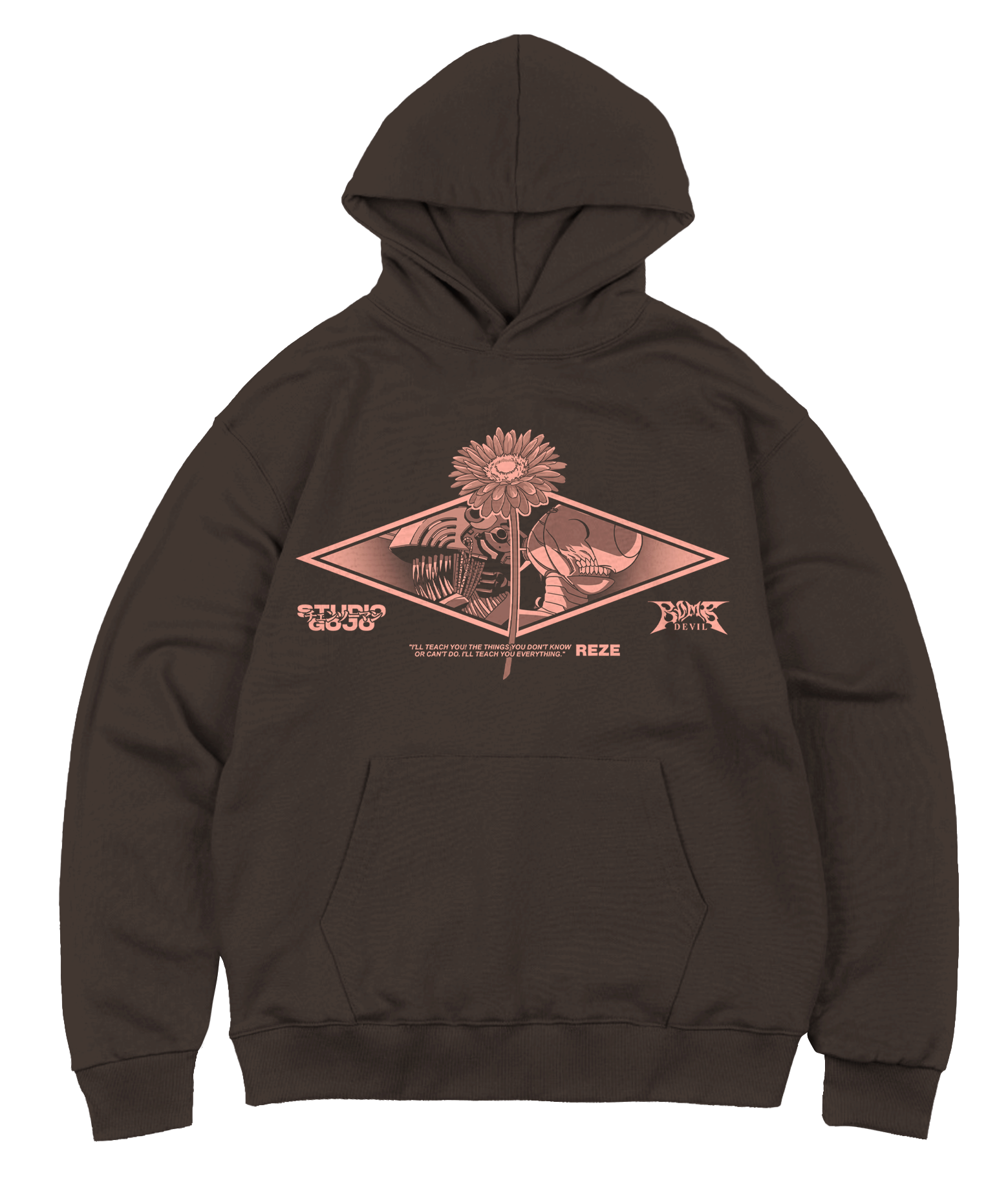 Reze Devil Bomb - Chainsaw Man - Poleron Canguro DOBLE ESTAMPADO 5