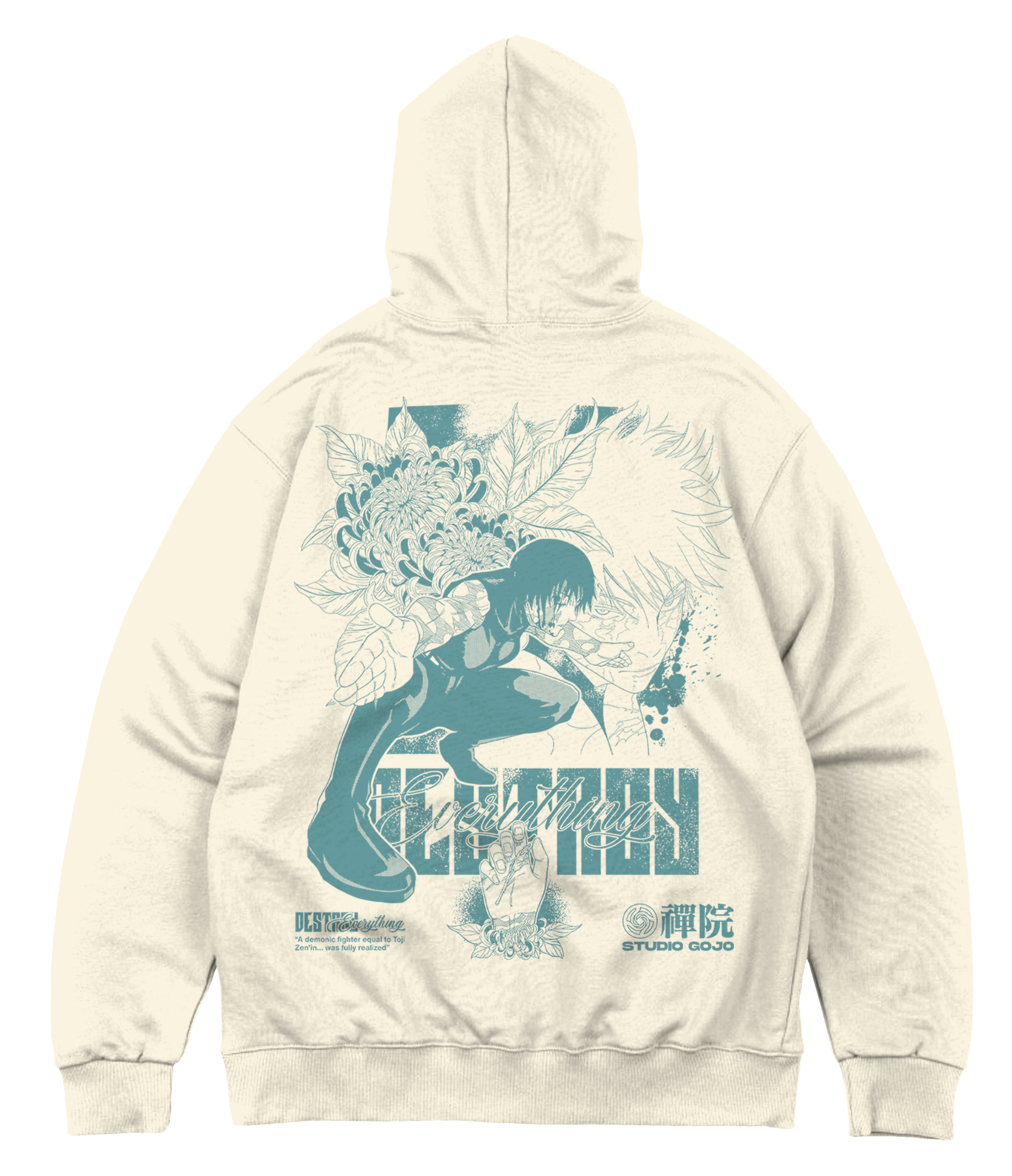 Maki Zenin V2 - Jujutsu Kaisen - Poleron Canguro DOBLE ESTAMPADO 3