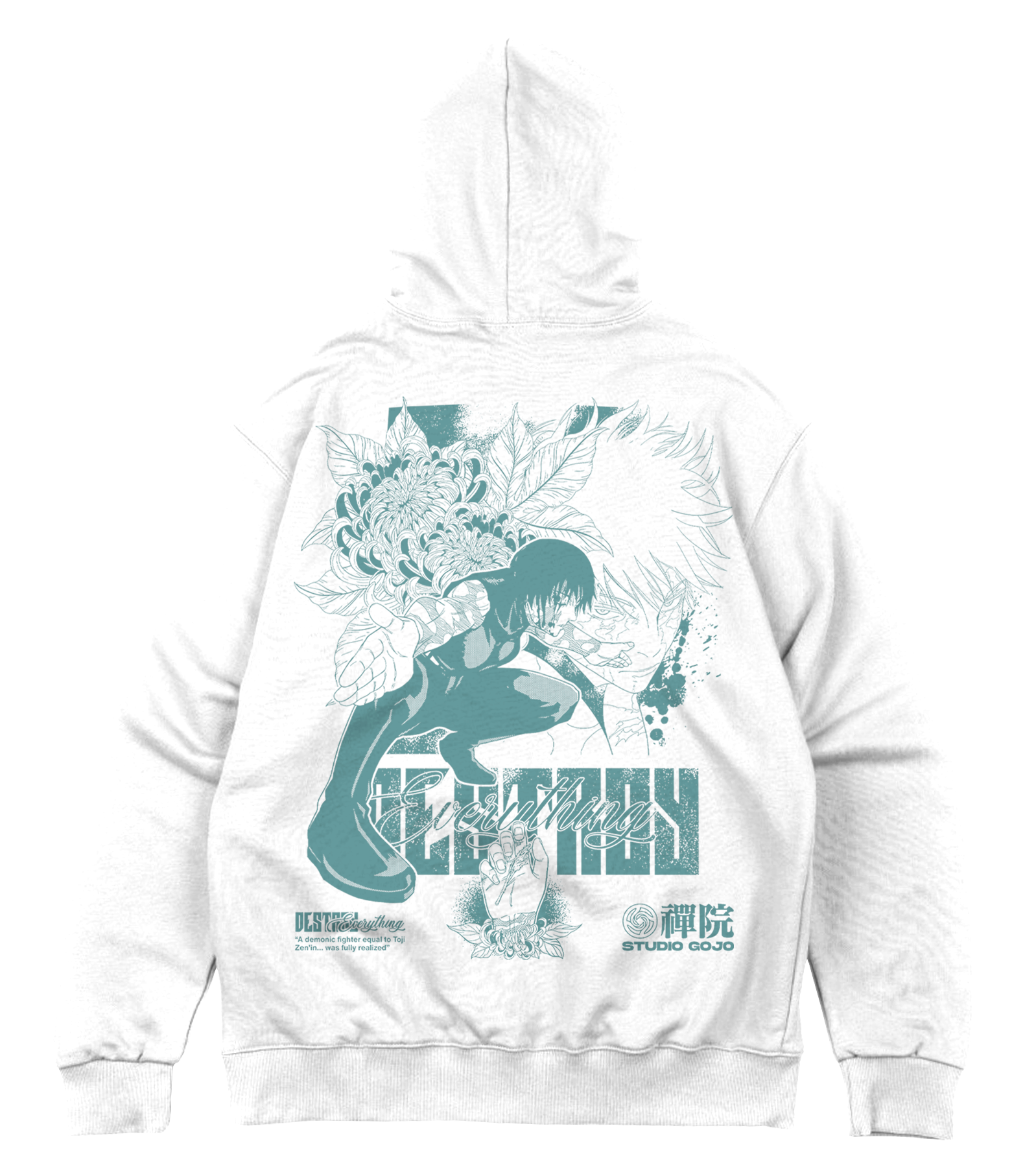 Maki Zenin V2 - Jujutsu Kaisen - Poleron Canguro DOBLE ESTAMPADO 6