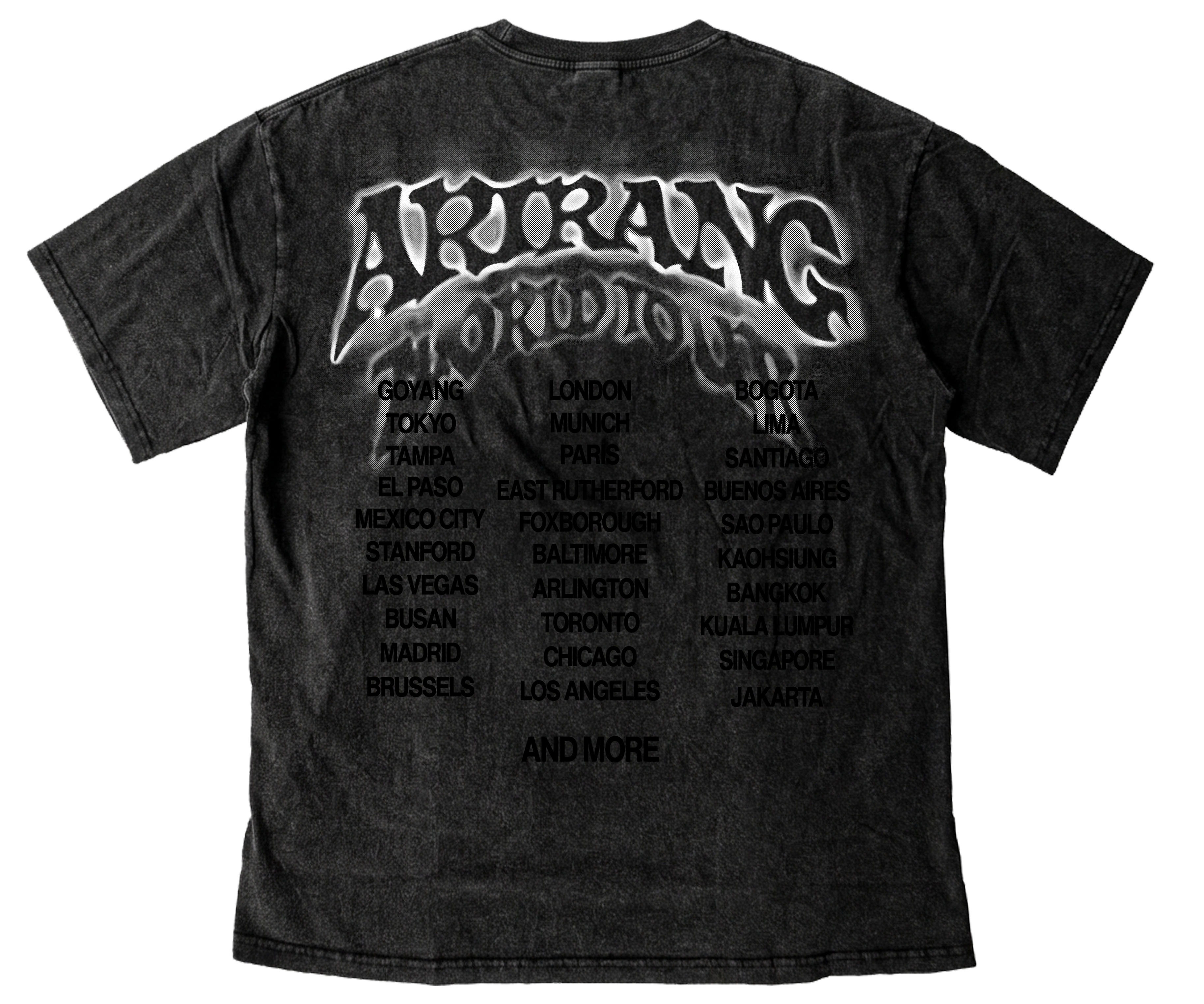BTS Arirang World Tour #3 - Merch Tour - Polera Manga Corta 2