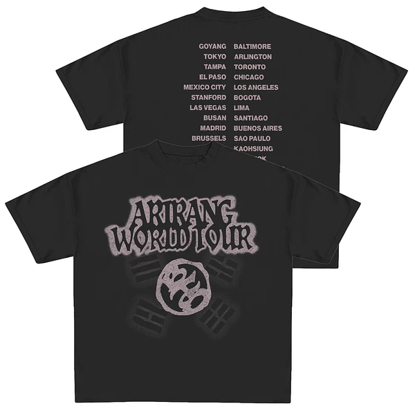 BTS Arirang World Tour #1 - Merch Tour - Polera Manga Corta OVERSIZE