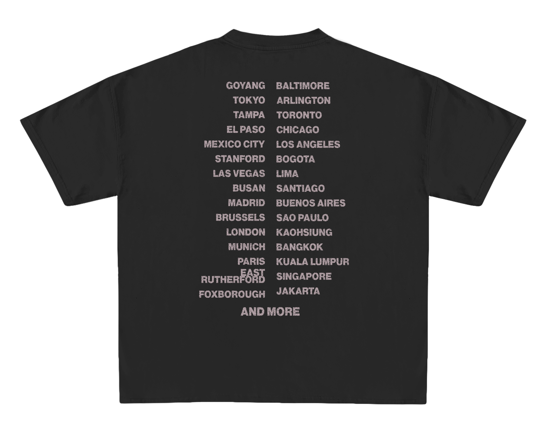 BTS Arirang World Tour #1 - Merch Tour - Polera Manga Corta OVERSIZE 3