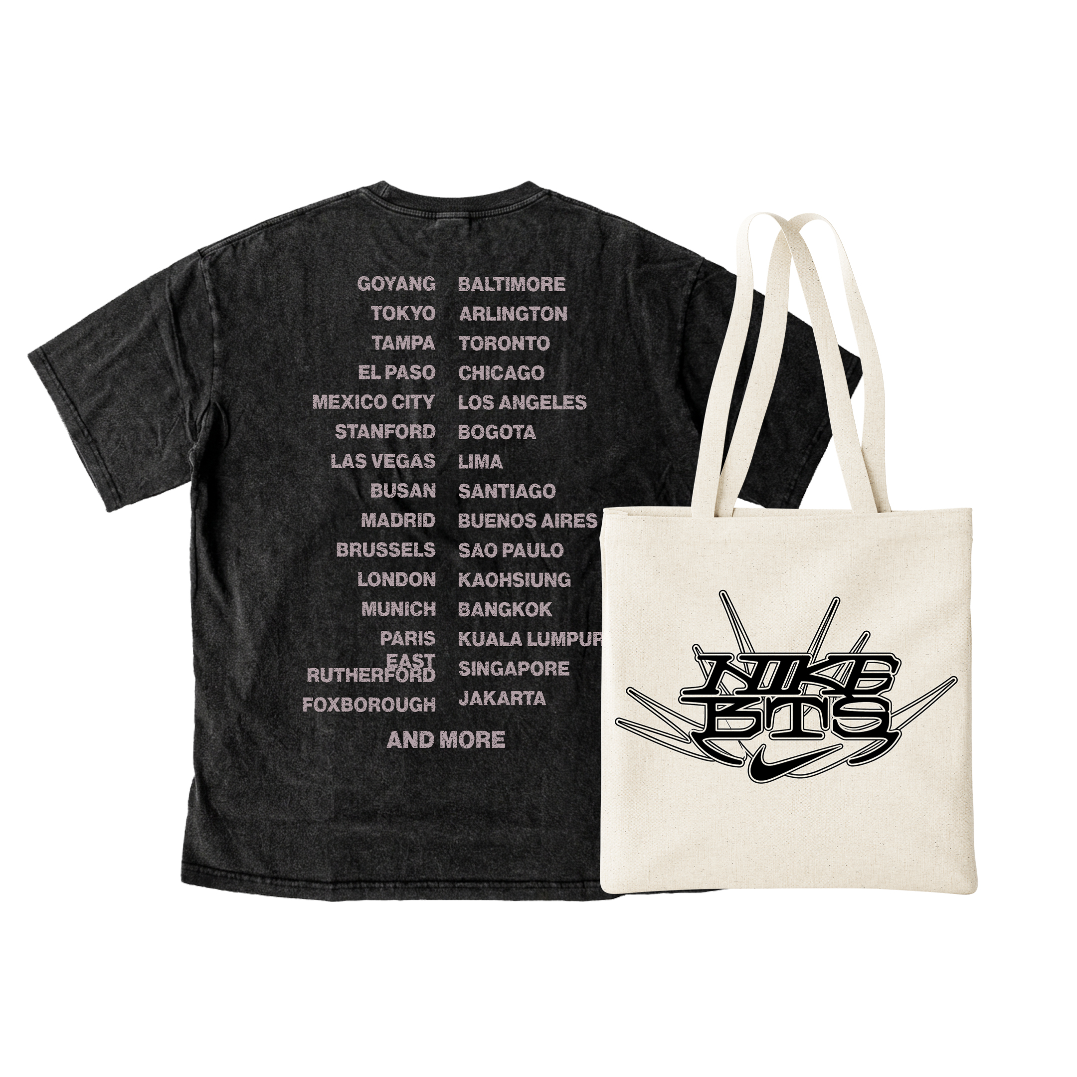 PACK PROMO NIKE Polera BTS Arirang + Tote Bag #1 3