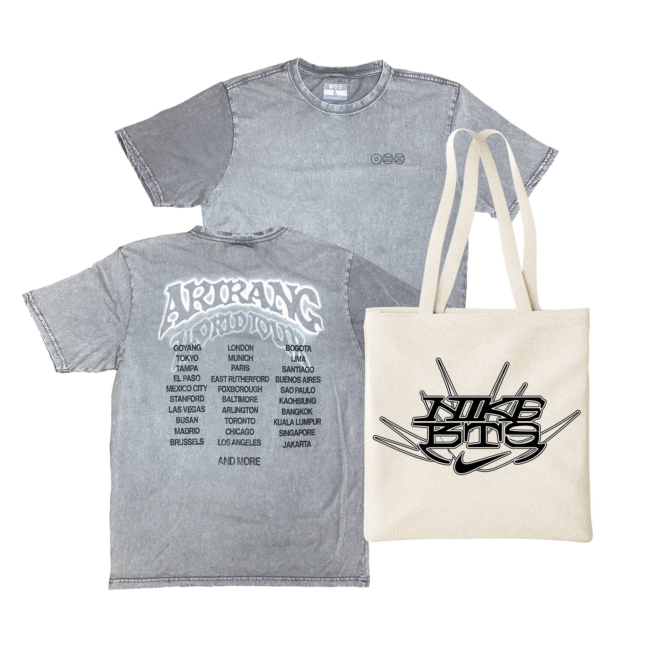 PACK PROMO NIKE Polera BTS Arirang + Tote Bag #3 1