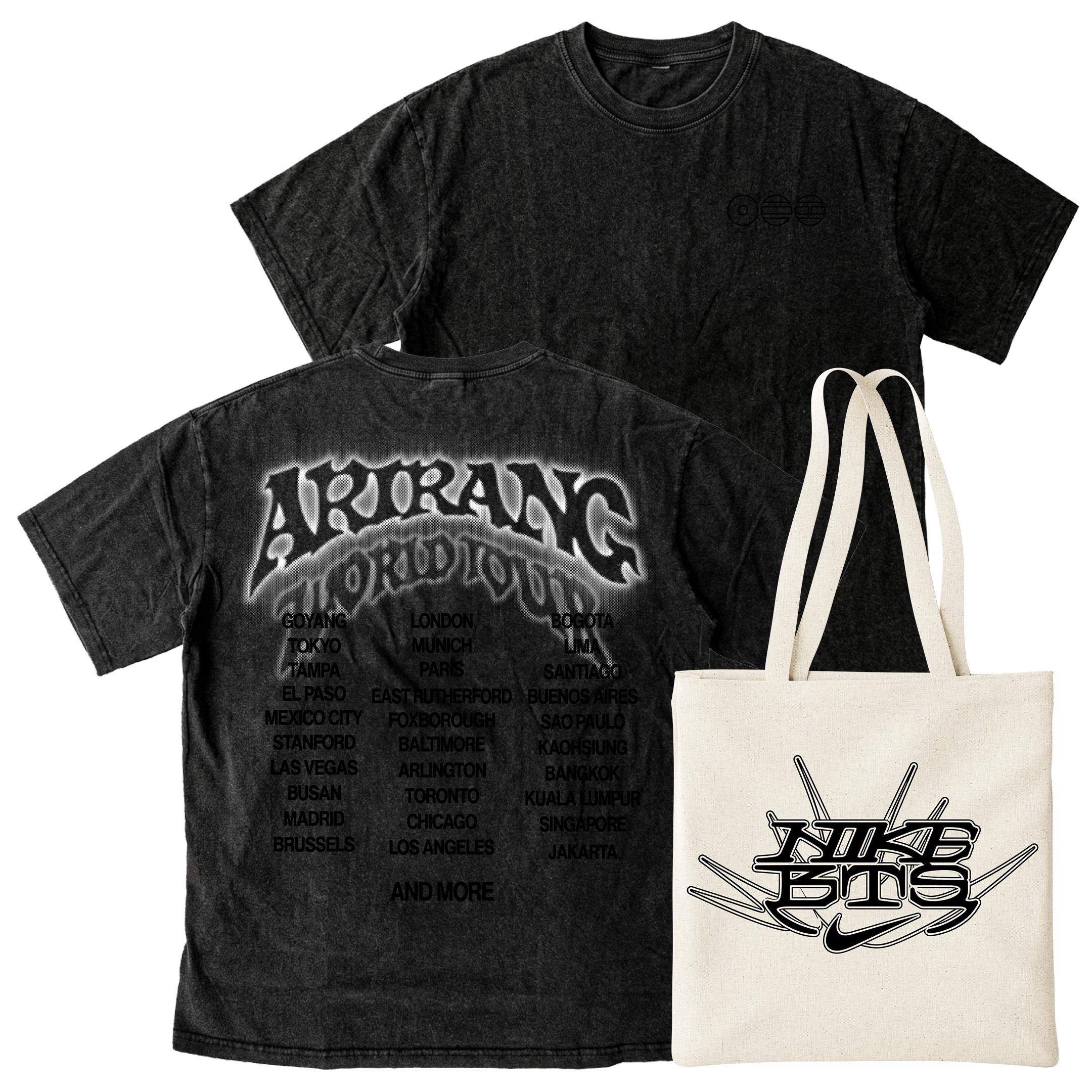 PACK PROMO NIKE Polera BTS Arirang + Tote Bag #3 4