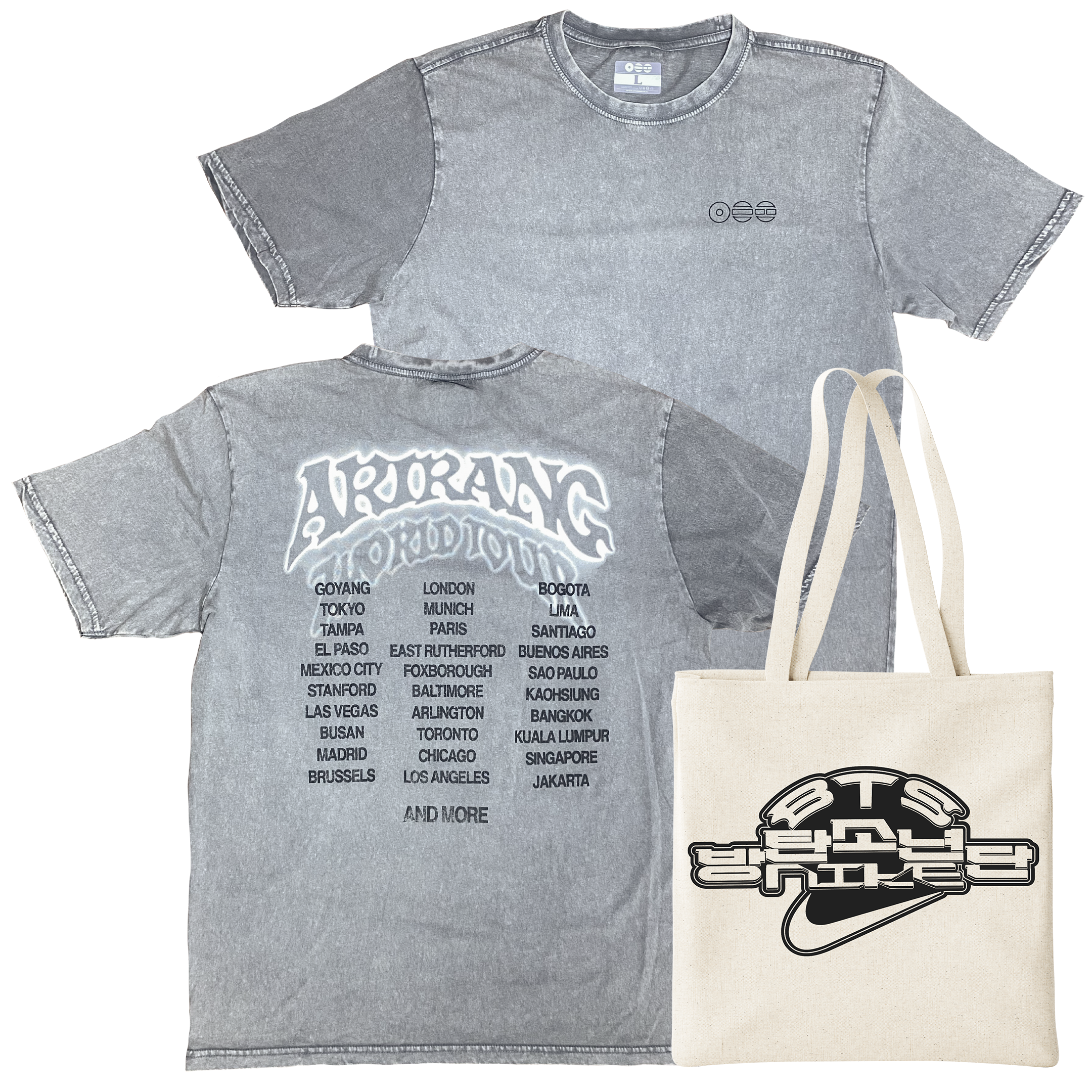 PACK PROMO NIKE Polera BTS Arirang + Tote Bag #3 1