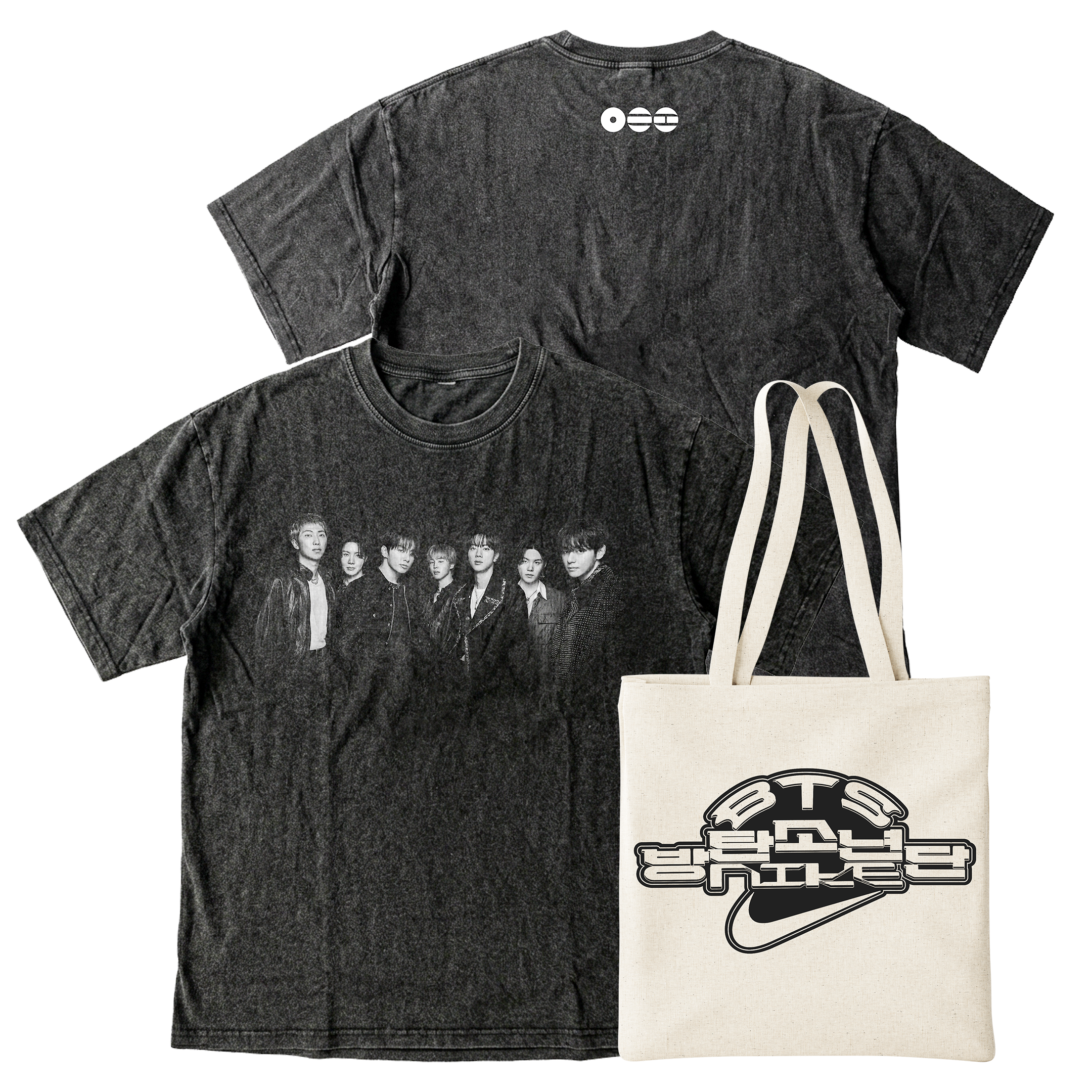 PACK PROMO NIKE Polera BTS Arirang #2 + Tote Bag 1