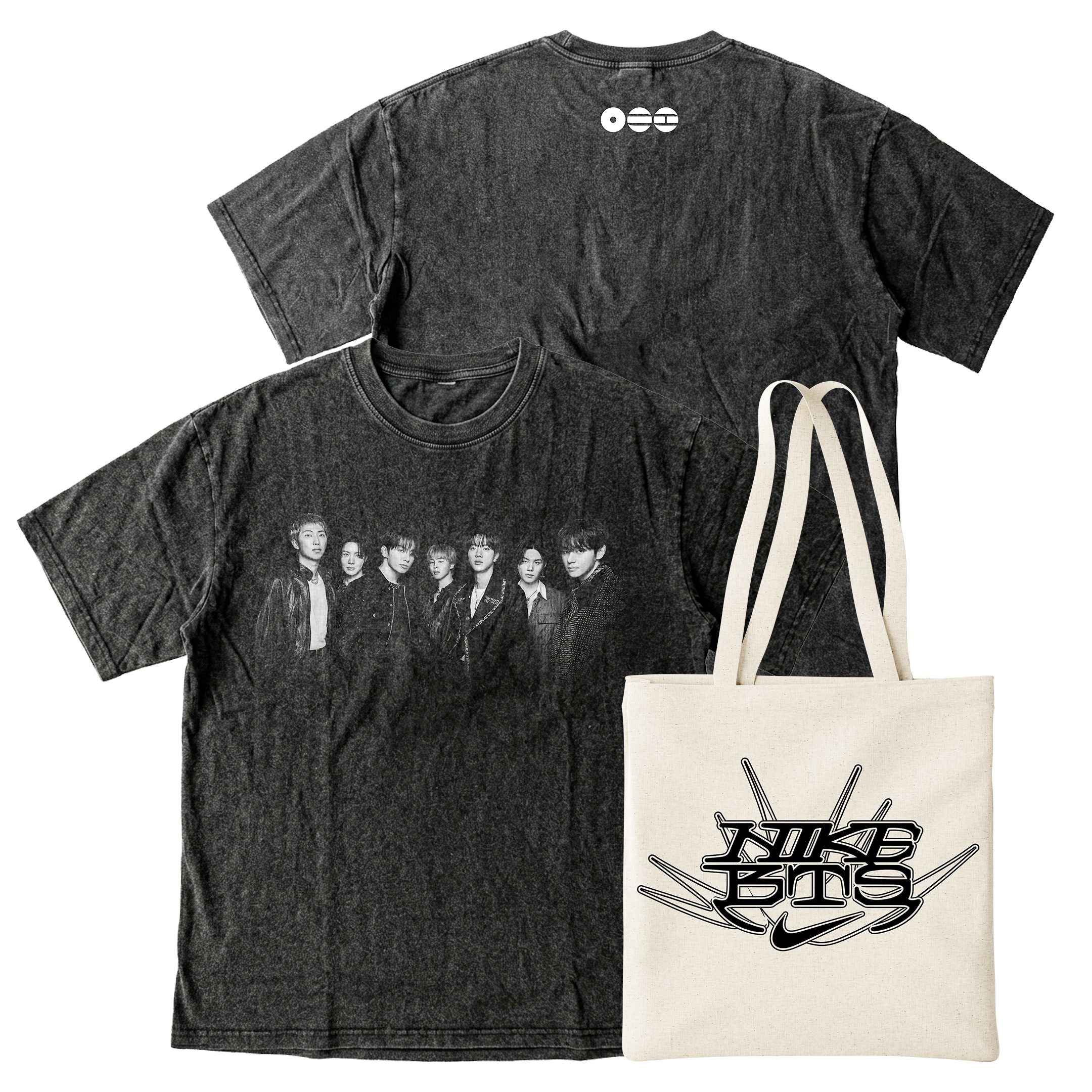 PACK PROMO NIKE Polera BTS Arirang #2 + Tote Bag 2