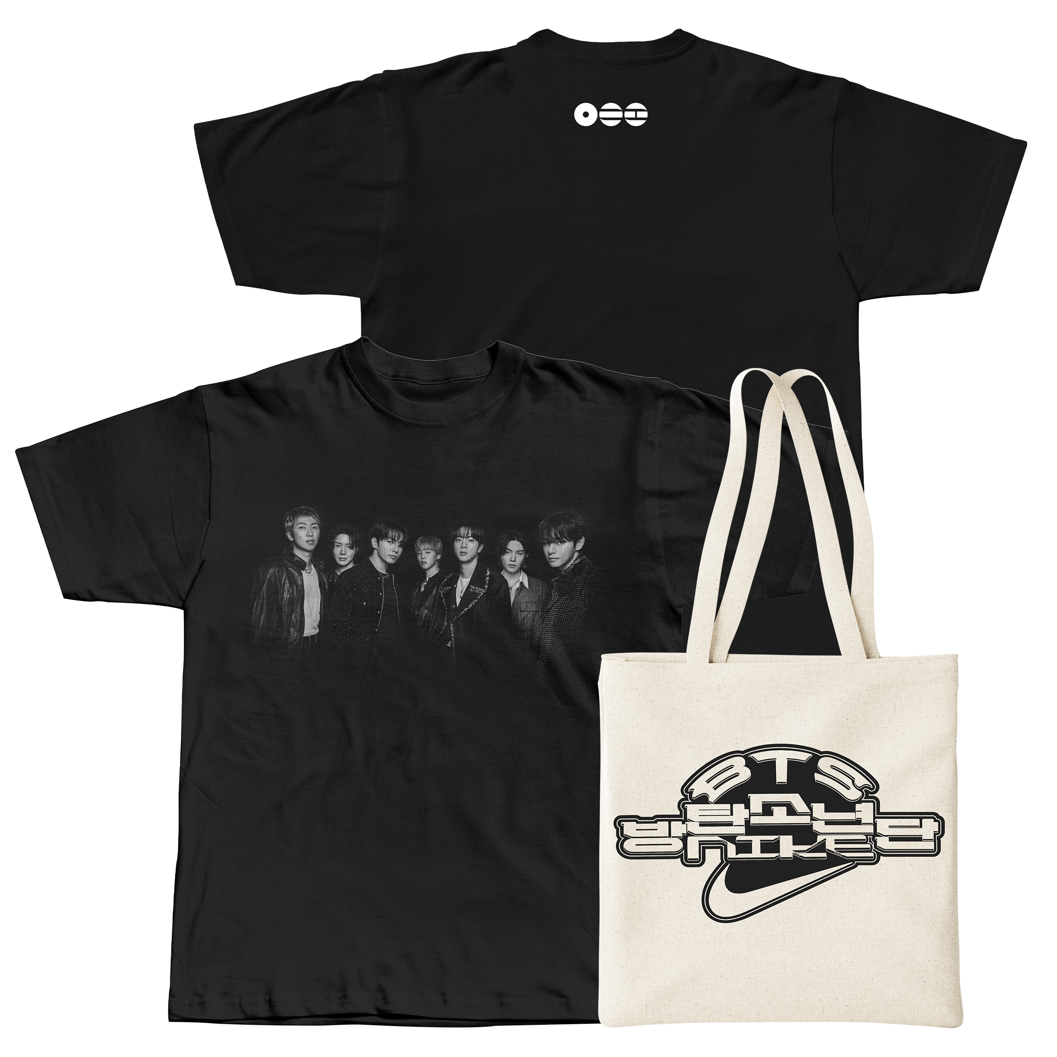 PACK PROMO NIKE Polera BTS Arirang #2 + Tote Bag 3