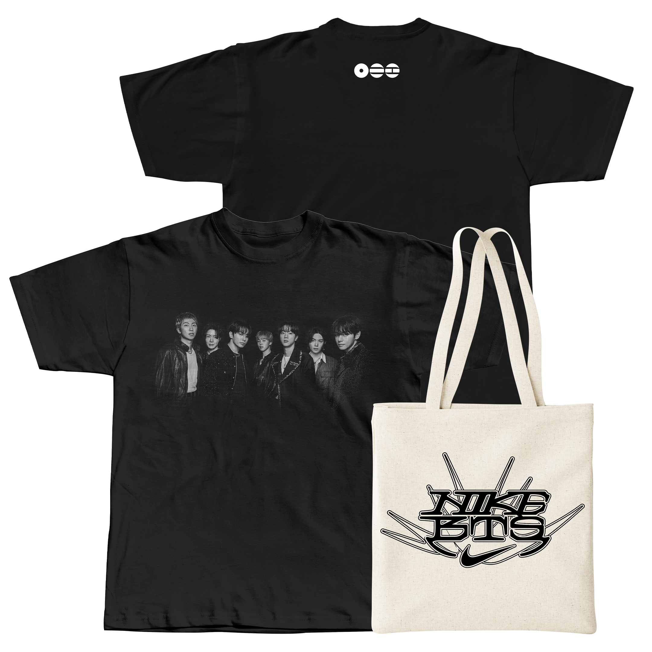 PACK PROMO NIKE Polera BTS Arirang #2 + Tote Bag 4