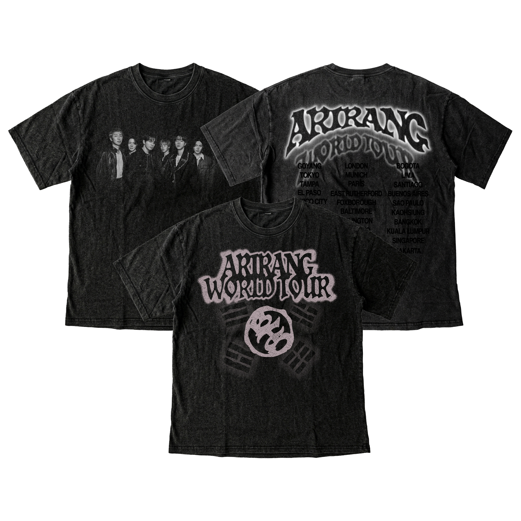BTS Arirang World Tour - Merch Tour - Polera Manga Corta - STOCK ENTREGA INMEDIATA 1
