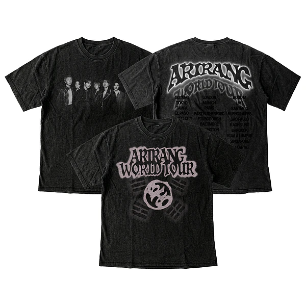 BTS Arirang World Tour - Merch Tour - Polera Manga Corta - STOCK ENTREGA INMEDIATA