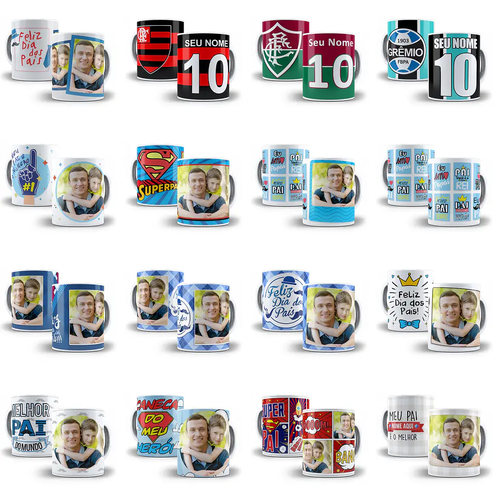 130 Artes para Canecas Dia dos Pais Arquivo em Jpg/Png 3