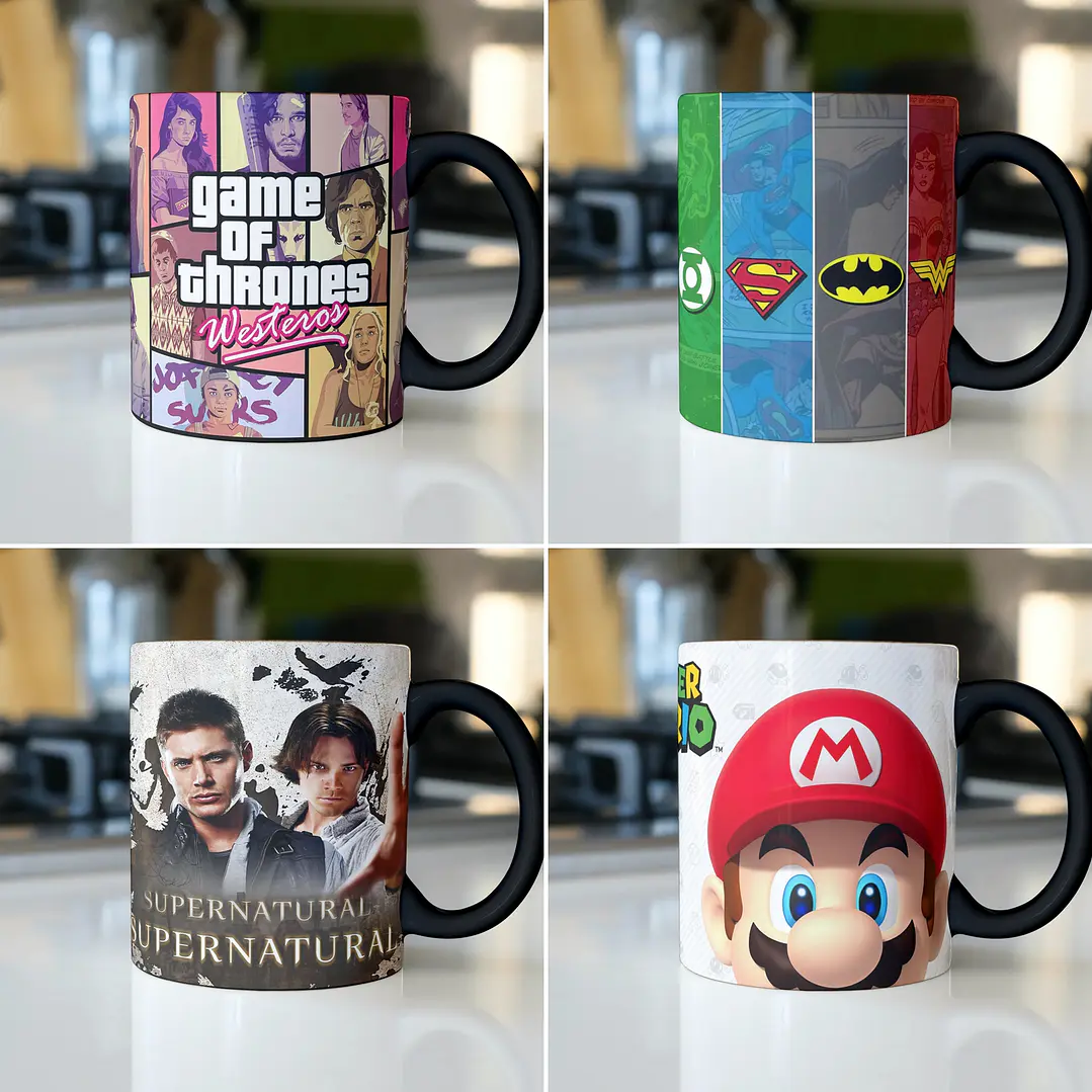 90 Artes para Caneca 4K Arquivo em Jpge/Png 9