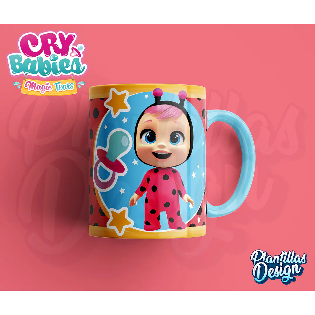 7 Artes Caneca Baby Crys Editável em Photoshop 3