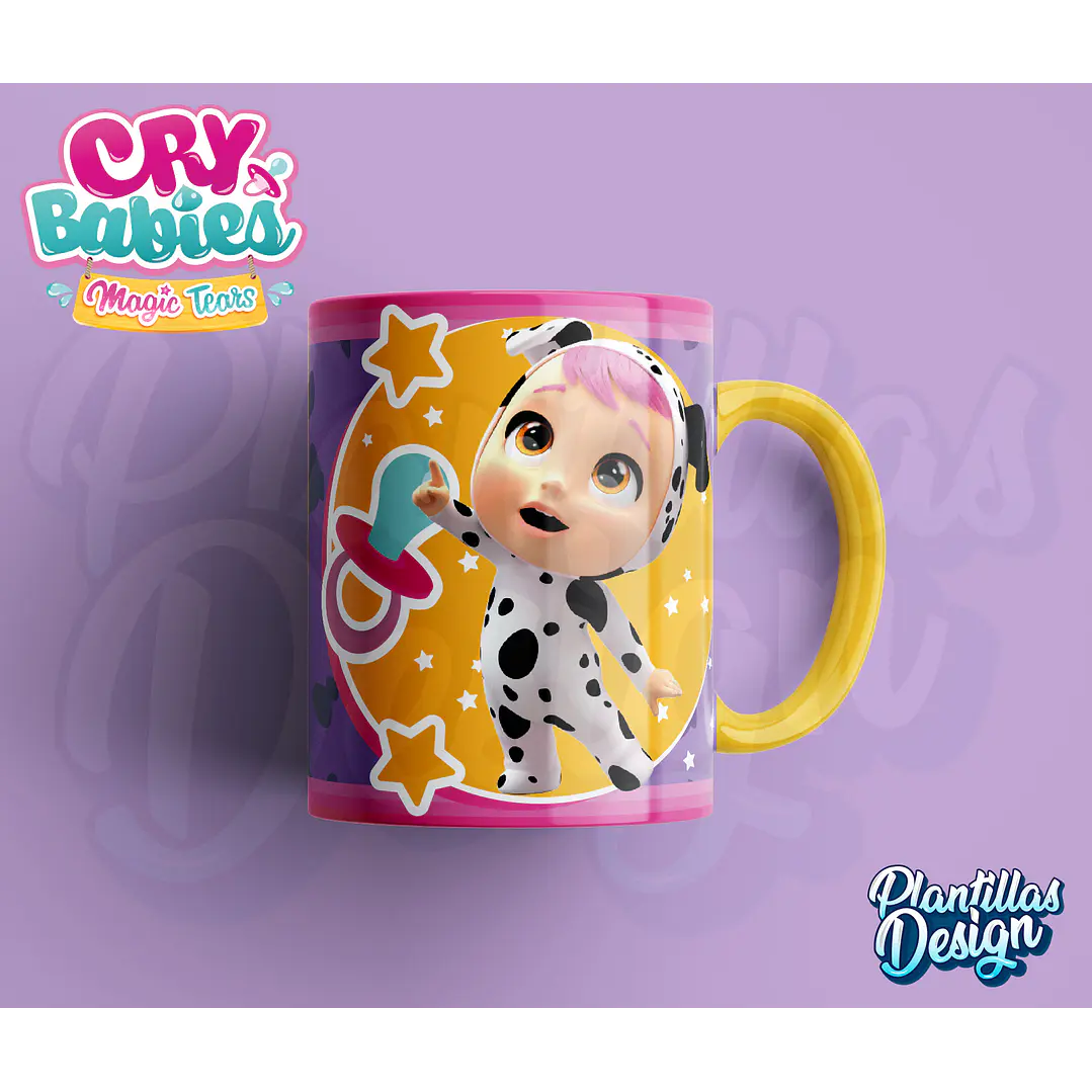 7 Artes Caneca Baby Crys Editável em Photoshop 4