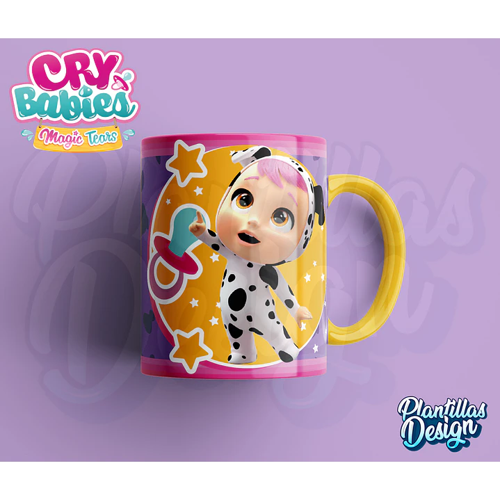 7 Artes Caneca Baby Crys Editável em Photoshop 4