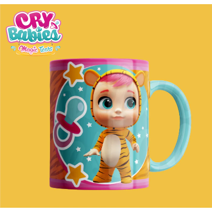 7 Artes Caneca Baby Crys Editável em Photoshop 7