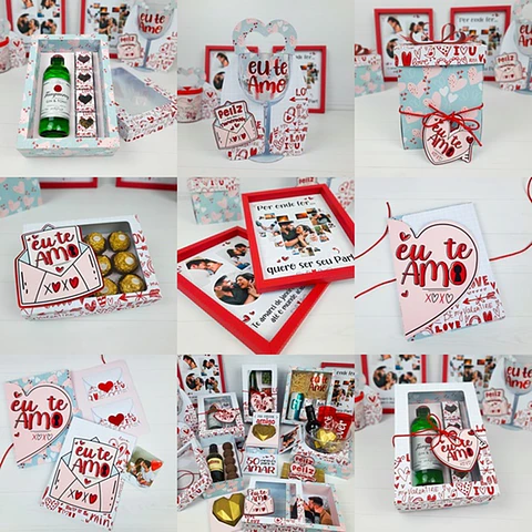Pacote Kit Arquivo de Corte Dia dos Namorados 21 Silhouette