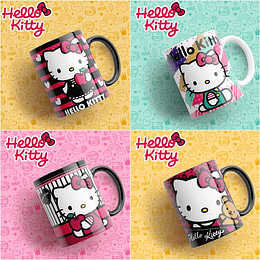 15 Artes Caneca Hello Kitty Editável em Photoshop