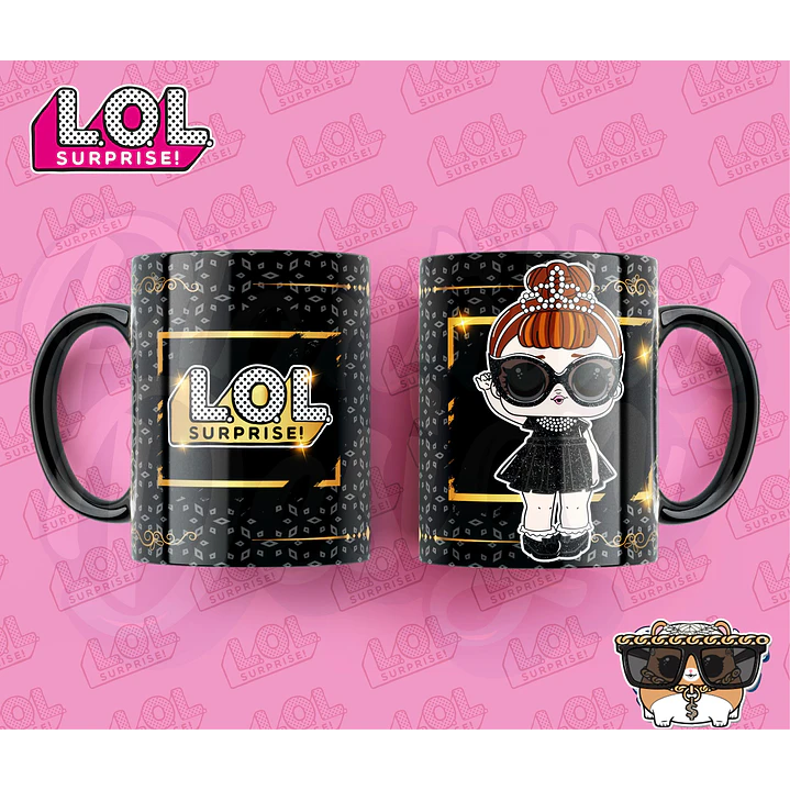 15 Artes Caneca LOL Suprise Editável em Photoshop 5