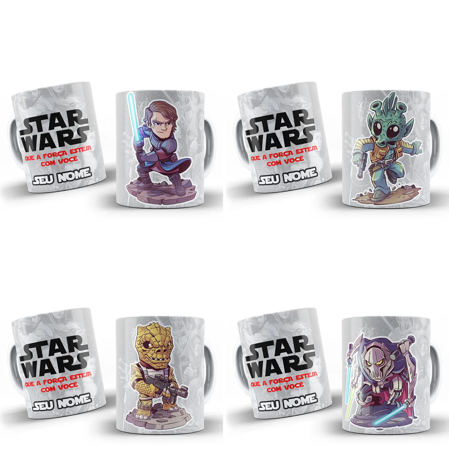29 Artes Caneca Star Wars Editável em Photoshop 1