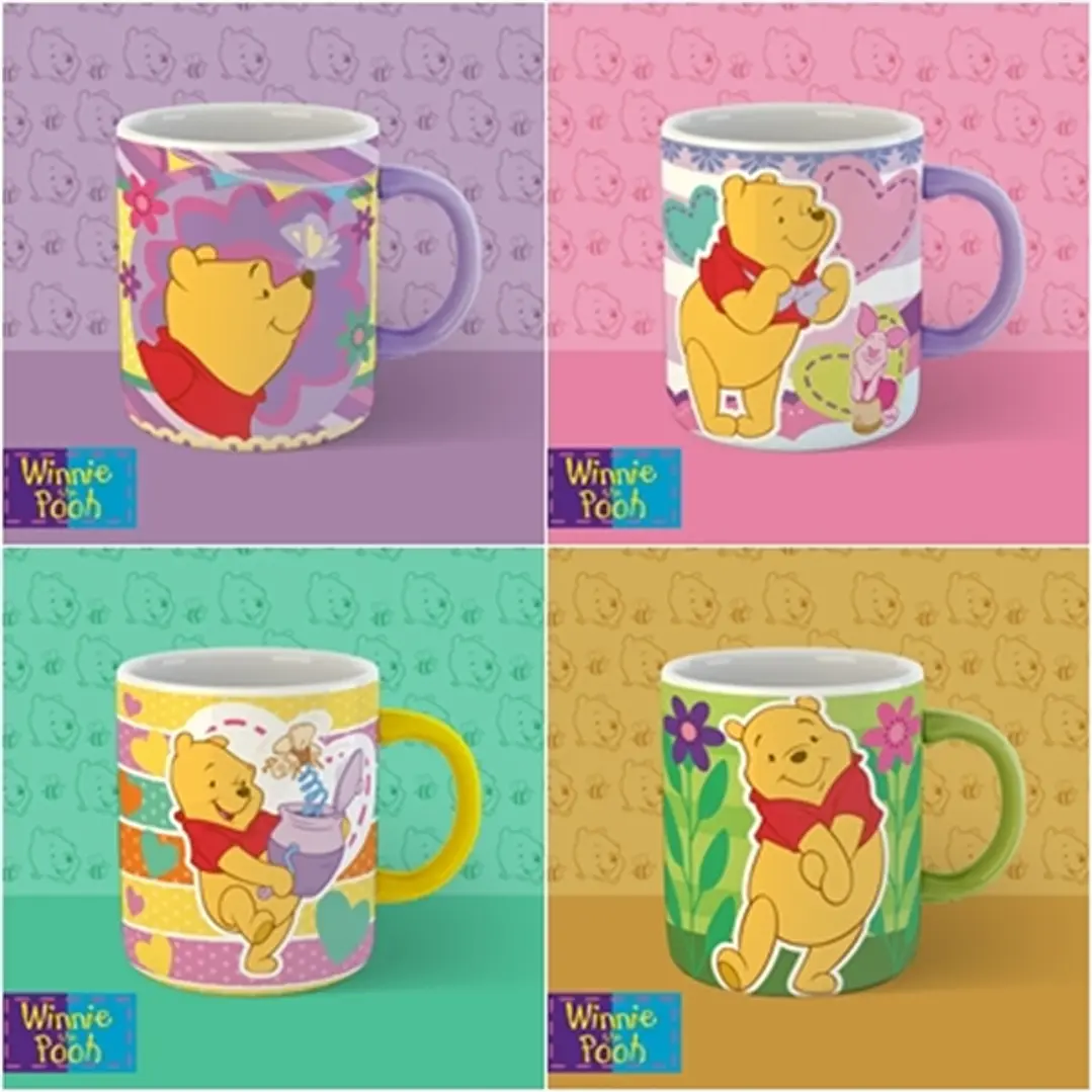 15 Artes Caneca Ursinho Pooh Editável em Photoshop 3