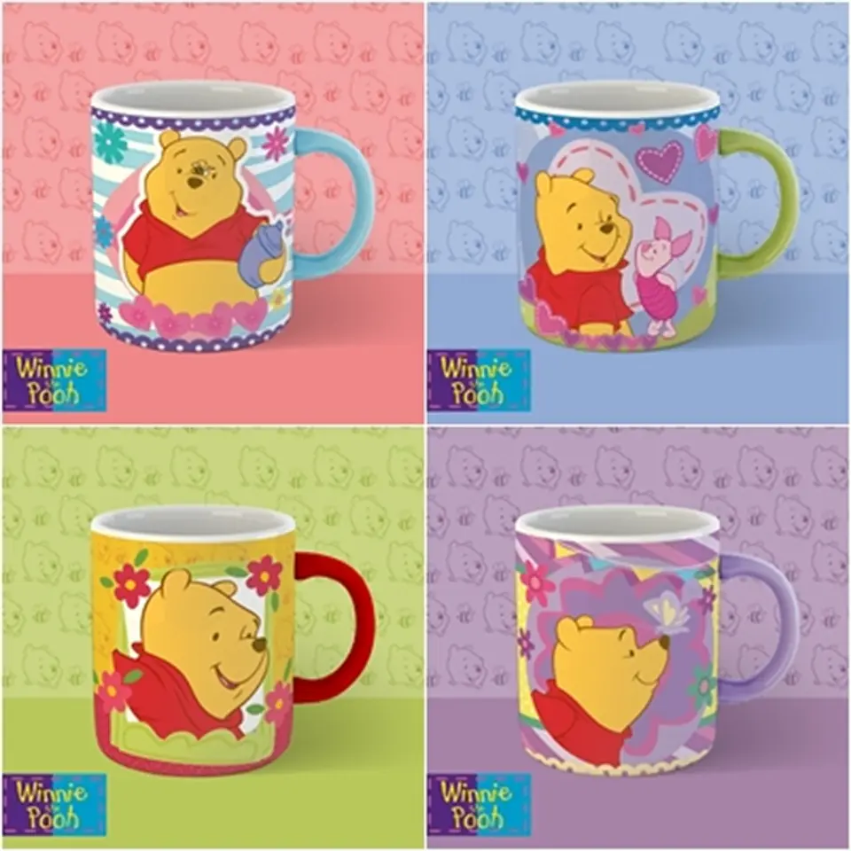15 Artes Caneca Ursinho Pooh Editável em Photoshop 4