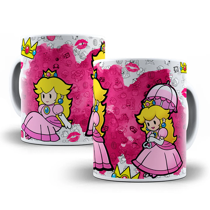 8 Artes Caneca Super Mario Editável em Photoshop 3