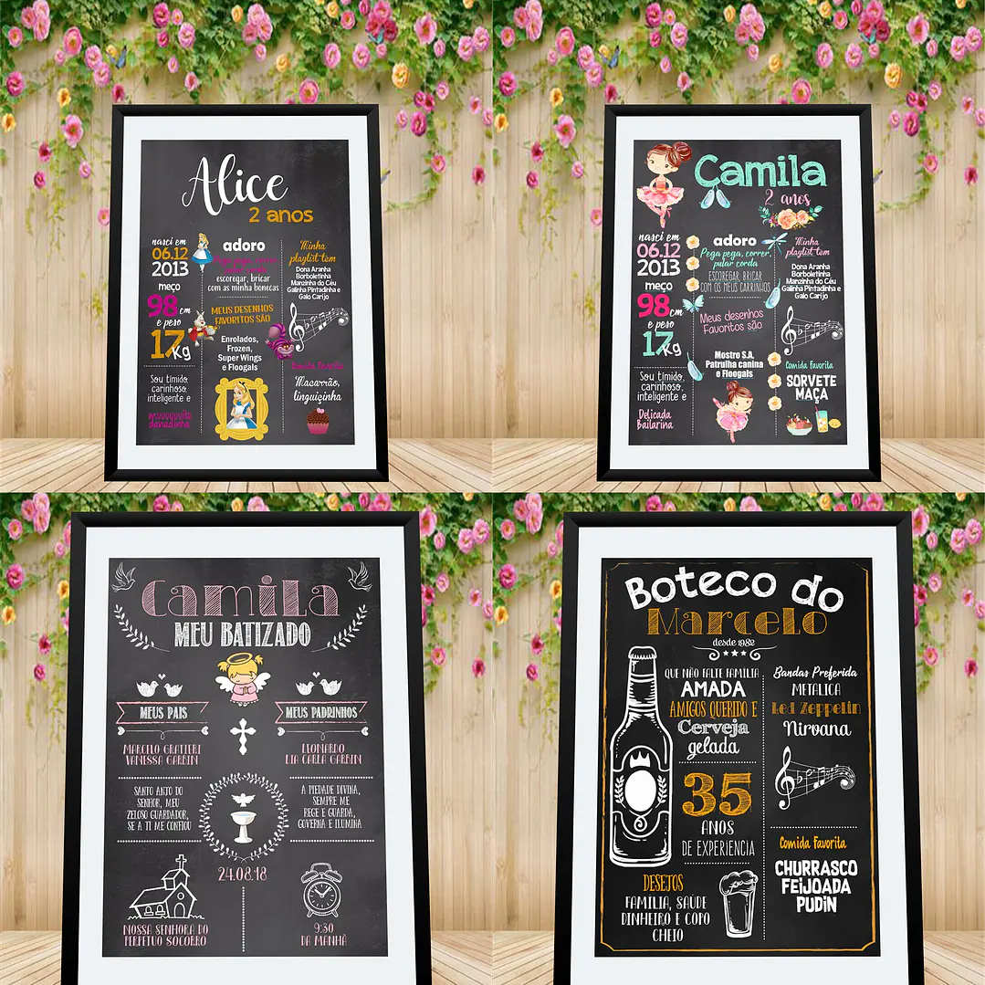22 Artes para Quadro Chalkboard Editaveis Studio Silhouette 1