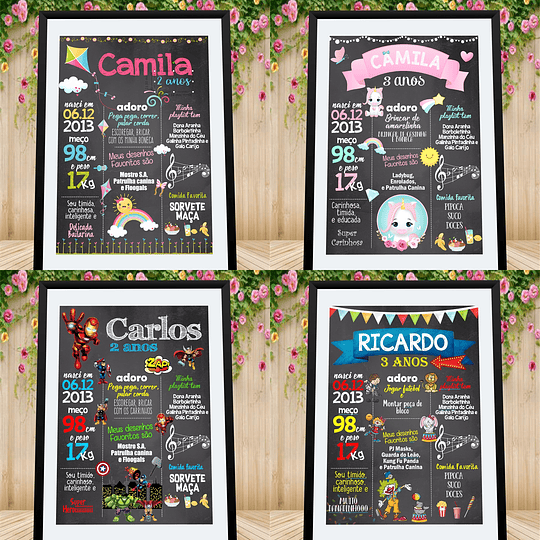 22 Artes para Quadro Chalkboard Editaveis Studio Silhouette