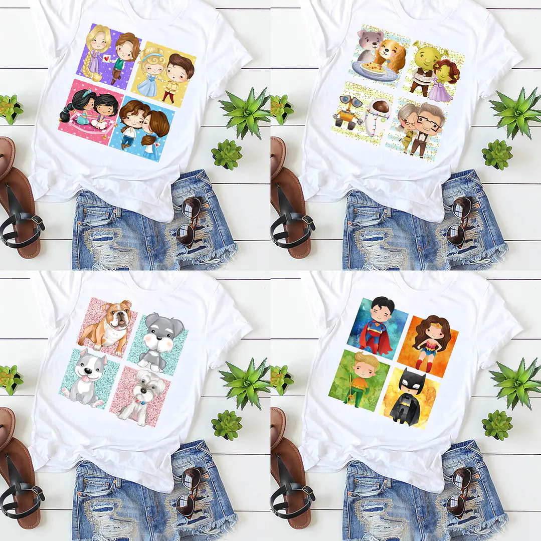 35 Artes para Camisa Personagens Arquivo em Jpge/Png 1