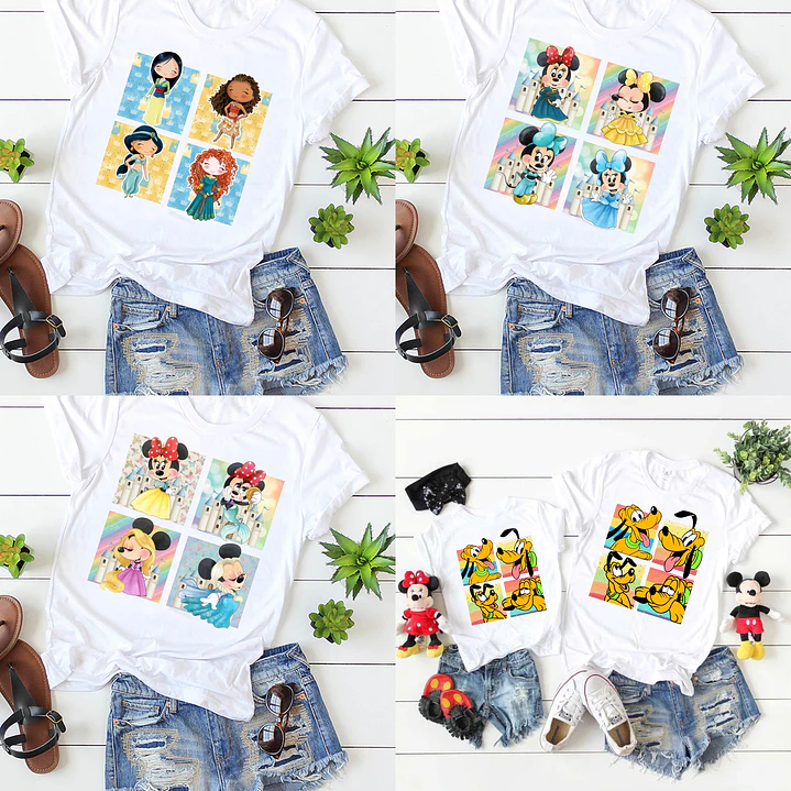35 Artes para Camisa Personagens Arquivo em Jpge/Png 2