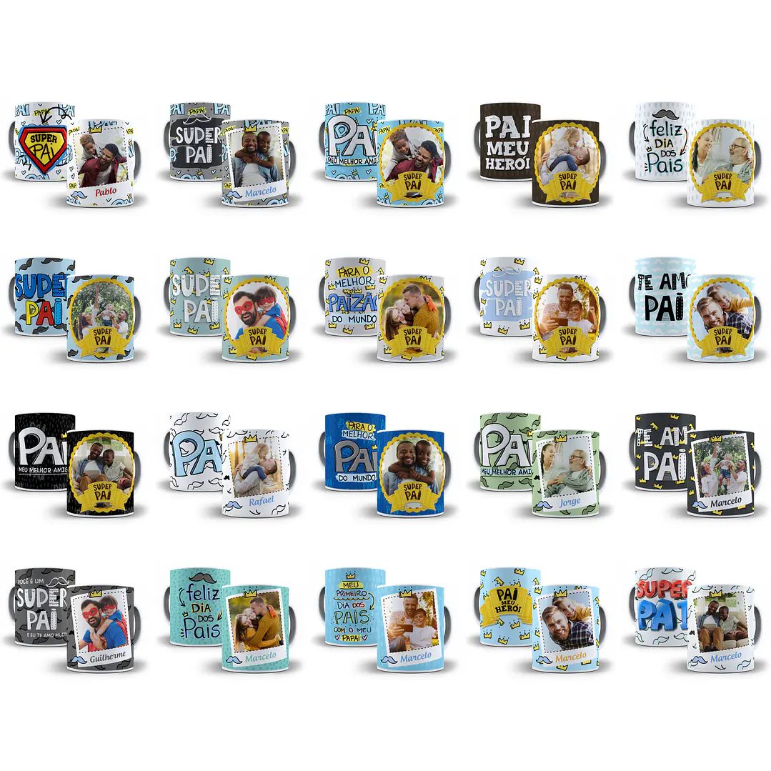 62 Artes para Caneca Dia dos Pais Arquivo em Jpge/Png 3